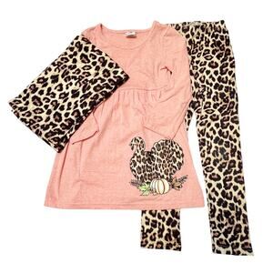 Mia Belle Girls Wild Turkey 3 Piece Outfit Size  6